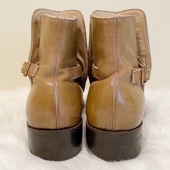 Frye Unisex Leather Buckle Ankle Boot M:10 / W:8.5 - Picture 3 of 8